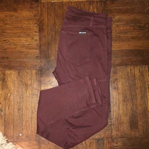 Burgundy Joe’s Jeans jeggings